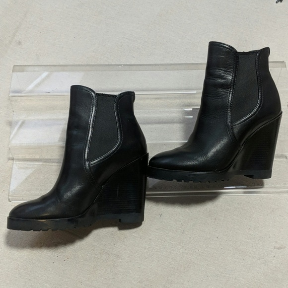 Michael Kors Thea Wedge Booties Size 5.5 - Picture 2 of 8